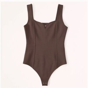 Brown Abercrombie Bodysuit
